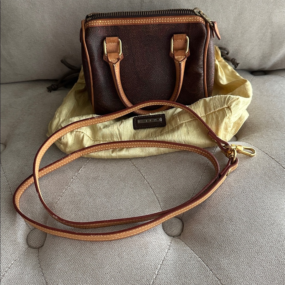 Etro Mini Boston Paisley Bag